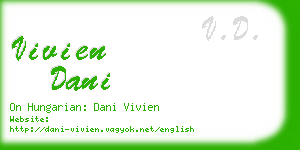 vivien dani business card